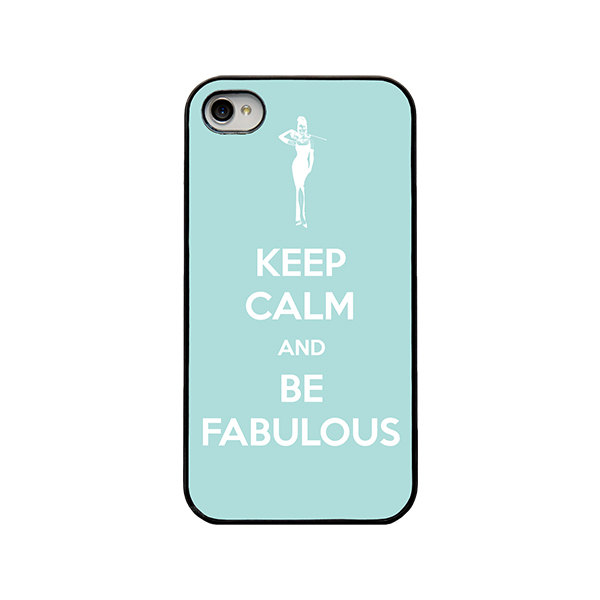 Keep Calm And Be Fabulous Iphone Case, Iphone 5, Iphone 5s, Hard Case