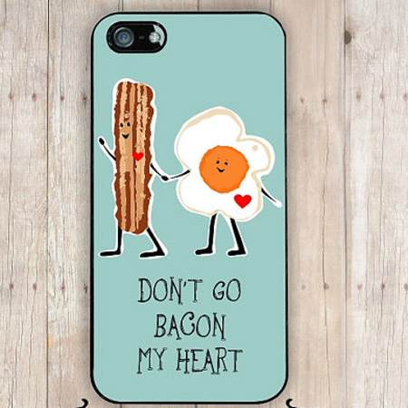 Iphone Case Don't Go Bacon My Heart, Iphone 5, Iphone 5s, Hard Case